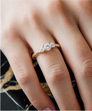 Side Stone Ring