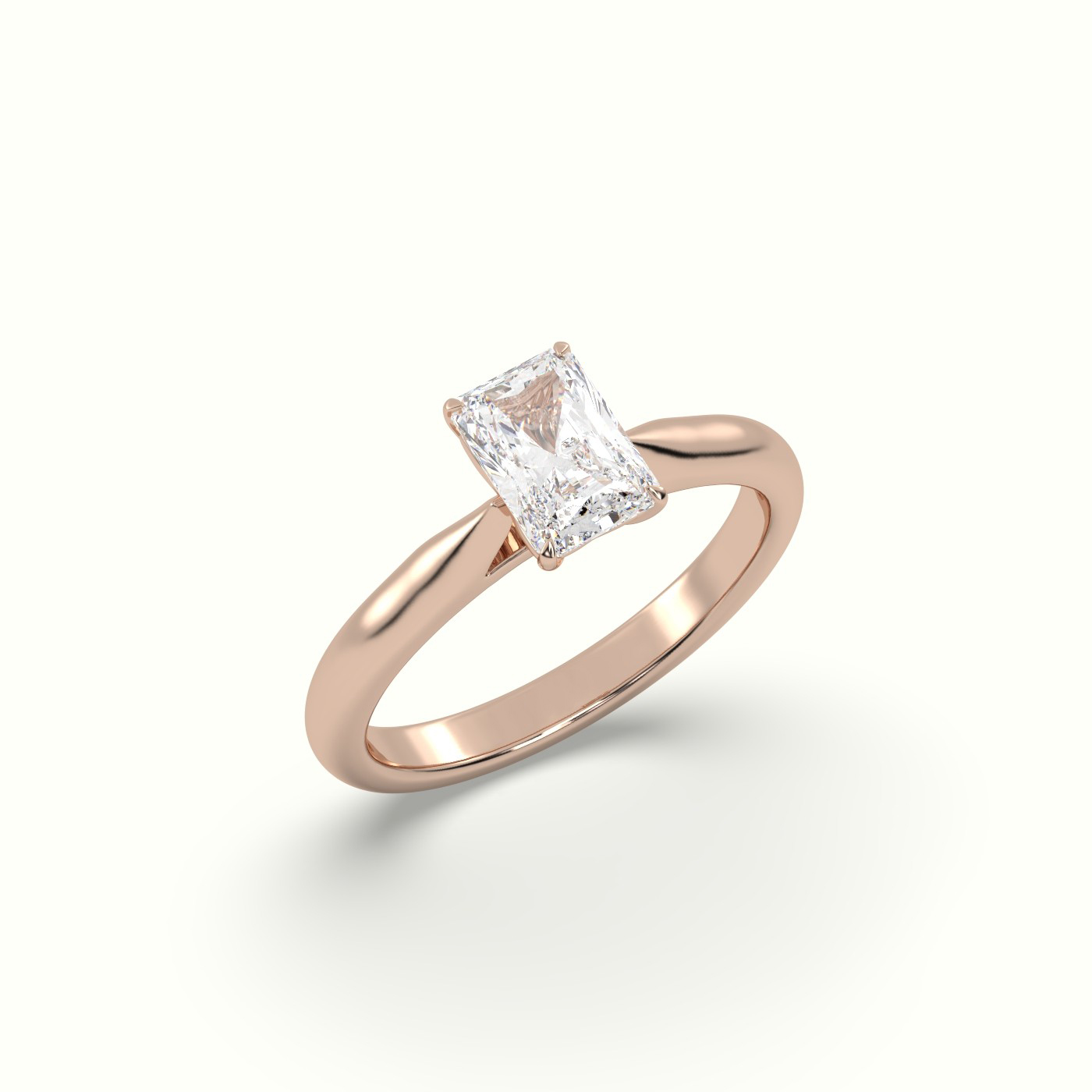 18k white gold  charming emerald diamond ring