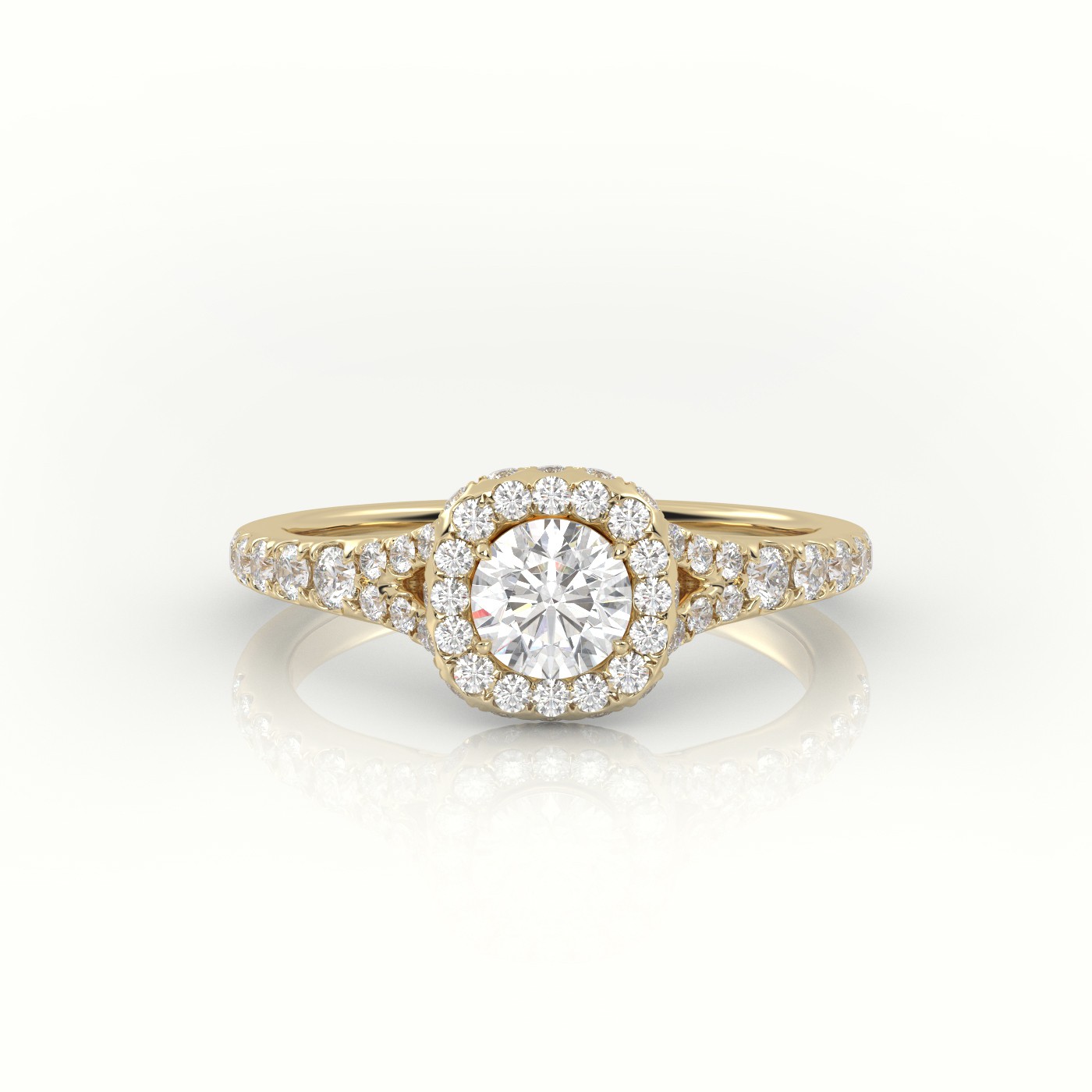 18k rose gold  charming emerald diamond ring Photos & images