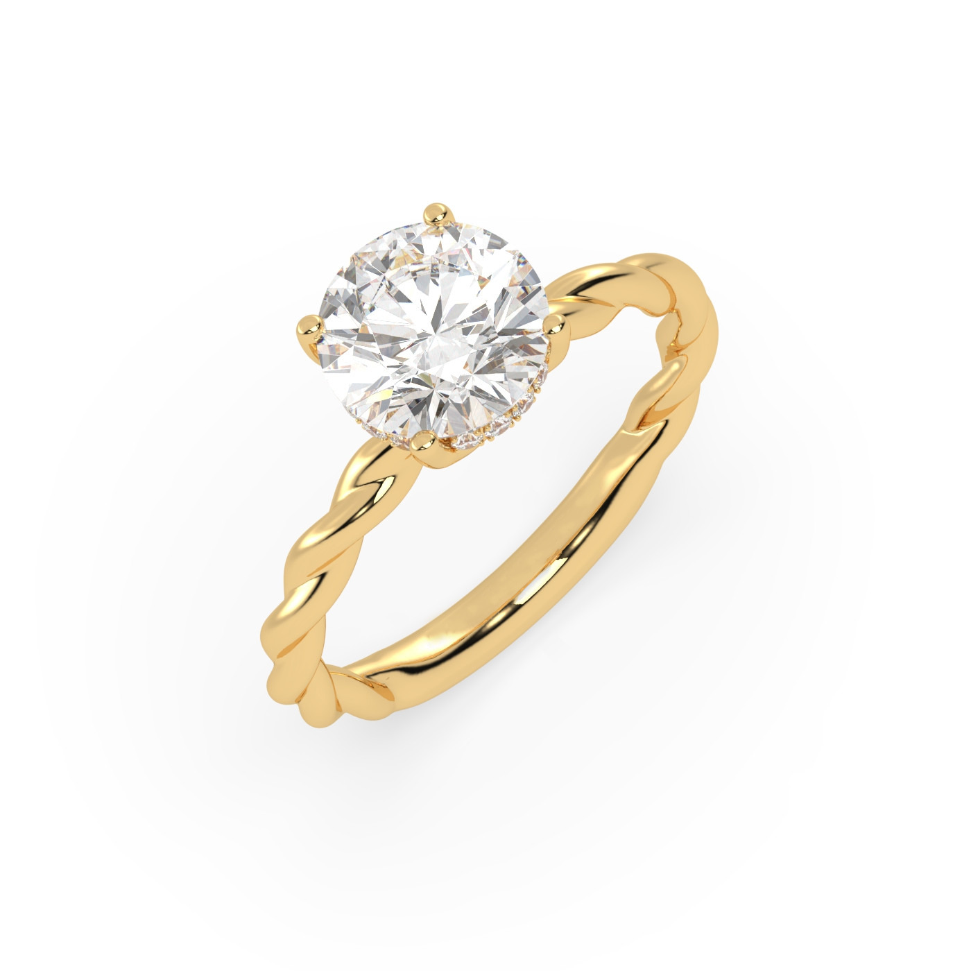 18k white gold  charming emerlad diamond ring Photos & images