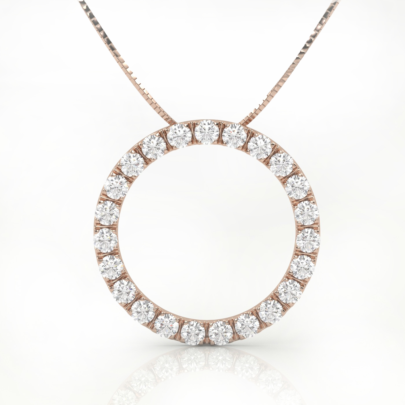 18k white gold  cushion with halo pendant Photos & images