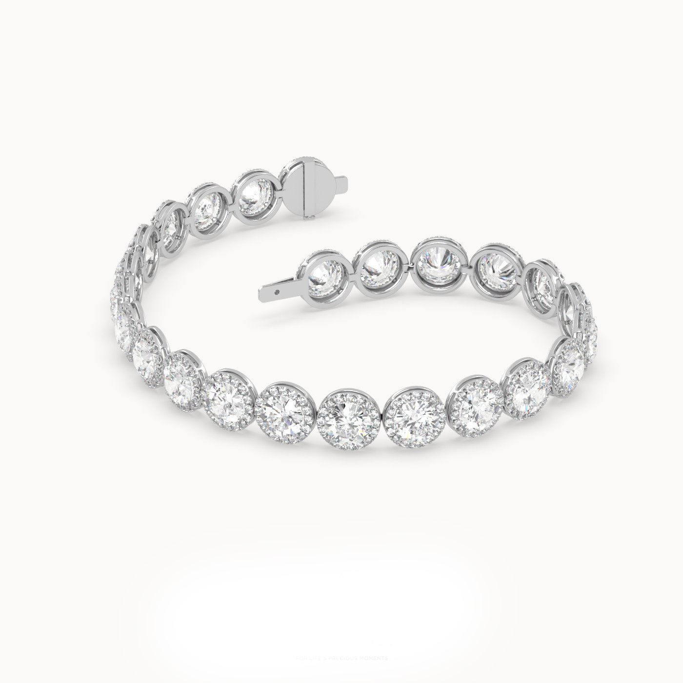 18k rose gold  elegant diamond bracelet for timeless beauty Photos & images