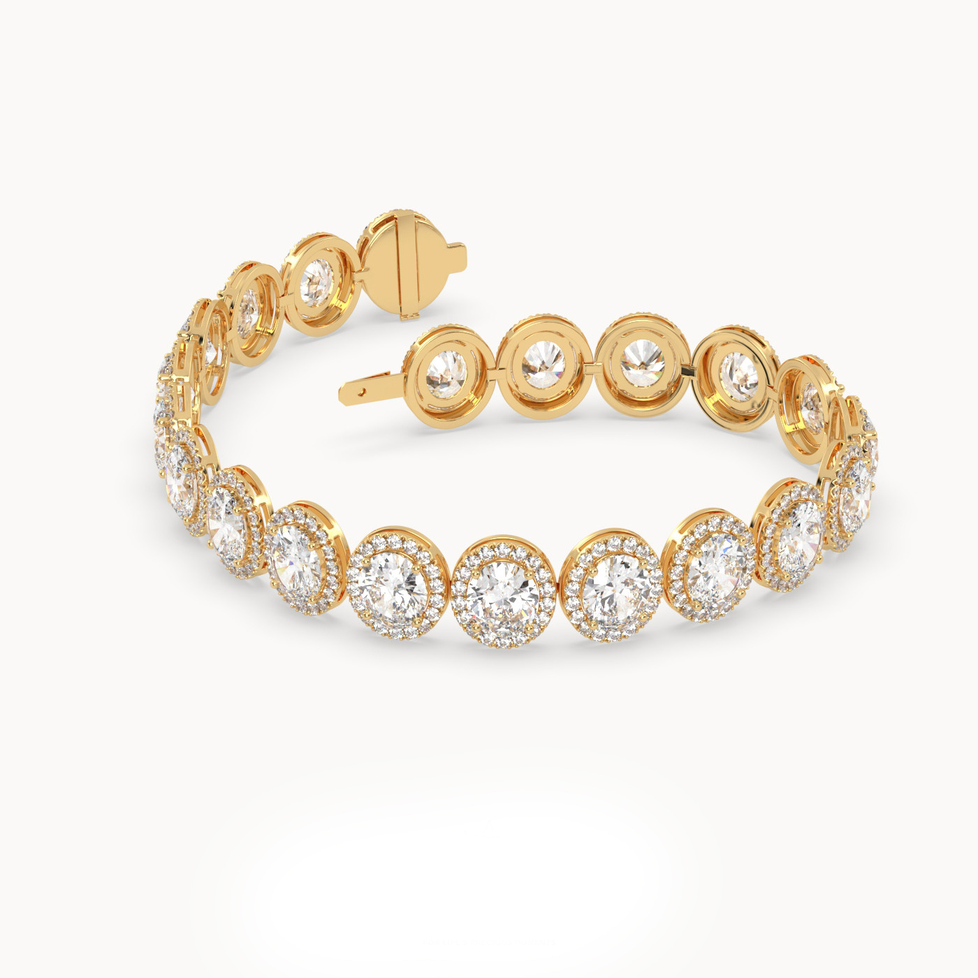 18k rose gold  elegant diamond bracelet for timeless beauty Photos & images
