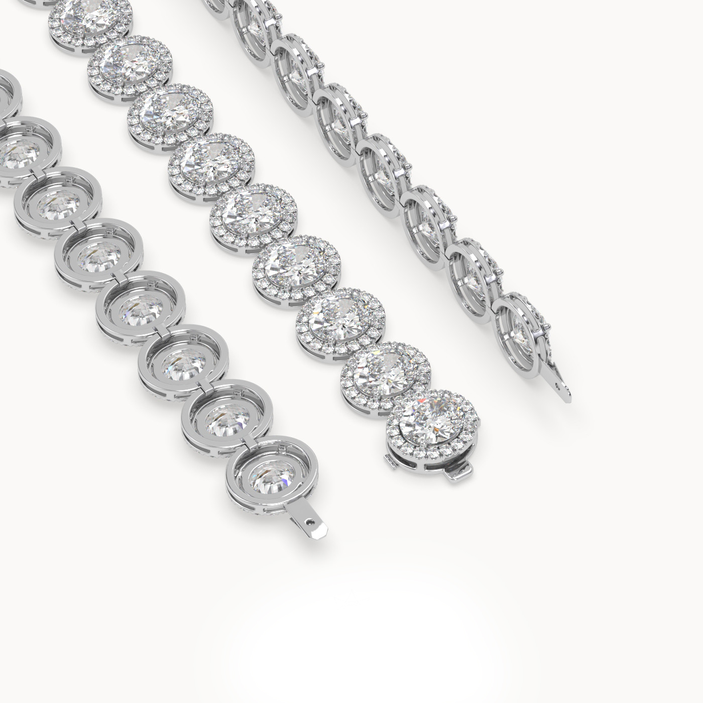 18k rose gold  elegant diamond bracelet for timeless beauty Photos & images