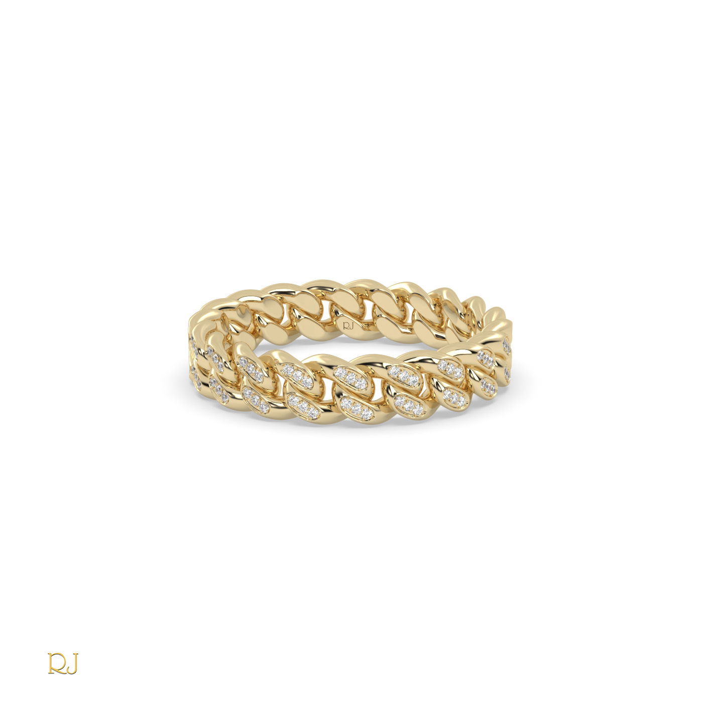 18k white gold  cuban diamond ring – 18k gold or platinum band with 120 round diamonds (0.24ct total) Photos & images